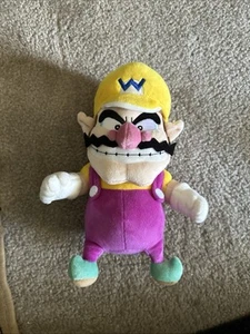 Super Mario Bros. series plush WARIO 9" stuffed toy doll - Picture 1 of 7