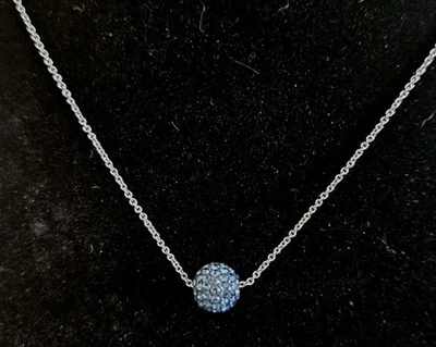 Collar de cristal de piedra de toque de cristal de Swarovski piedra de nacimiento de diciembre  Foto 1 de 4