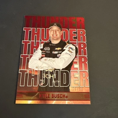 2023 Chronicles Thunder Insert Red /99 Kyle Busch - Image 1 of 4