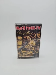 Iron Maiden Piece of Mind Cassette Tape Heavy Metal Rock 1983 XDR Rare Vintage - Picture 1 of 8