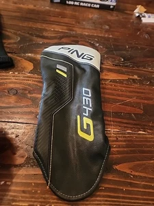 Ping G430 Black White Yellow Fairway Wood Golf Headcover Adjustable Tag NEW - Picture 1 of 7