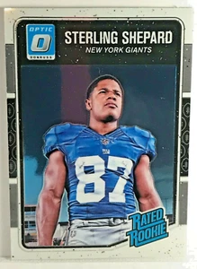2016 Sterling Shepard Optic RATED ROOKIE #194. New York Giants Rookie WR - Picture 1 of 2