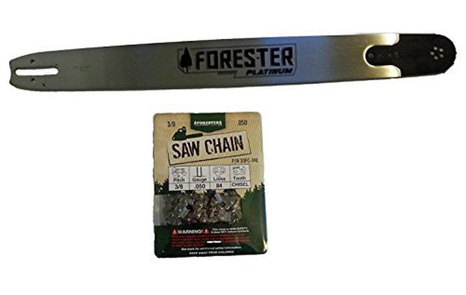 FORESTER 24” Platinum Replacement Chainsaw Guide Bar & Chain Combo- 24in Leng... Foto 1 de 1
