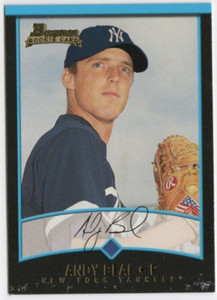 (VG) 2001 Bowman #295 Andy Beal Rookie New York Yankees Card