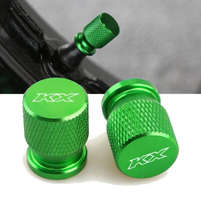 motorcycle Wheel Tire Valve cap Cover for Kawasaki KX65 KX85 KX125 KX250F KX450F - Image 1 of 3
