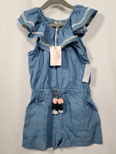 Jessica Simpson Chambray Romper In Size 5T - Picture 1 of 11