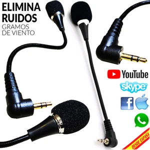 Flexible Microphone Noise Cancelling 17 Cm Laptop PC Skype WhatsApp FB DY - Picture 1 of 3