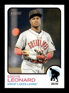 2022 Topps Heritage Minor League Eddys Leonard   #70 - Picture 1 of 2