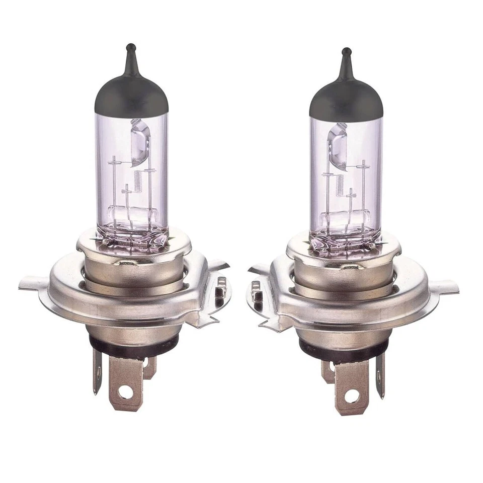 Kit 2 Lampadina Lampada Alogena H4 12V 55/60W P43t-38 per Fari Auto Moto Scooter - Immagine 1 di 1