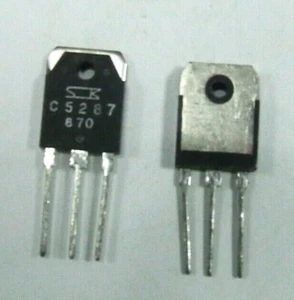 C5287 TRANSISTOR 2SC 5287 ORIGINALE SANKEN FONDO DI MAGAZZINO KIT 2 PEZZI - Imagen 1 de 1