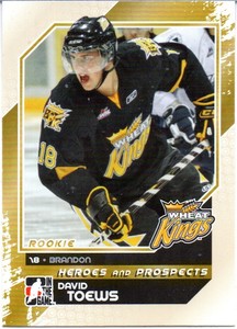 2010-11  In The Game H&P ..  David Toews  ..  Rookie card   ..   # 100
