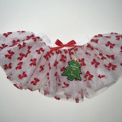 Baby Gear My First Christmas Tutú Nuevo con Etiquetas Vacaciones Elegante Falda Foto 1 de 4