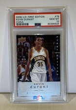 2008 Upper Deck First Edition Kevin Durant RC Chinese Variation #78 - PSA 10 🔥