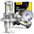 2Pcs 9003 H4 LED Headlight Bulbs Kit 30W 1000000LM Hi/Lo Beam Super Bright White