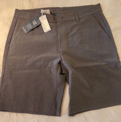 Cutter & Buck Golf Shorts Size  34 Grey/Iron   Dry -Tec 50 PLus NWT  1 - Image 1 of 4