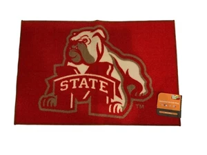 Mississippi State Bulldogs MSU Floor Mat Licensed Accent Rug 19x30” - Picture 1 of 6