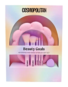 Cosmopolitan Headband & Make-up Brush Gift Set 7pc - Picture 1 of 1