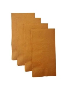Pumpkin Spice Einfarbig Papier Einweg Abendessen Gäste Handtücher Servietten - Bild 1 von 2