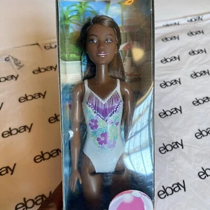 Barbie Friend Nikki Doll in Swimsuit Beach A.A Doll Water Play New in Box - Picture 1 of 7