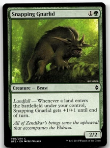 MTG Snapping Gnarlid Battle for Zendikar 190/274 Regular Common - Picture 1 of 1
