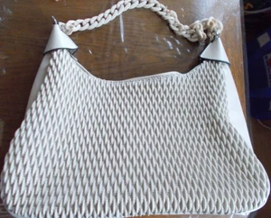Damen Handtasche beige mit Tragegurt - Bild 1 von 5