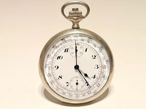 ANTIQUE VERY RARE WW1-WW2 MILITARY MEN POCKET MULTI SCALE CHRONOGRAPH WATCH"DOXA - Picture 1 of 24