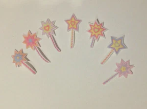 1 set iron on fabric-magic wand - Picture 1 of 1