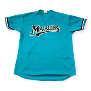 Vintage Florida Marlins MLB Majestic Pullover Shirt Jersey #21 XL Athletic Fit - Picture 1 of 5