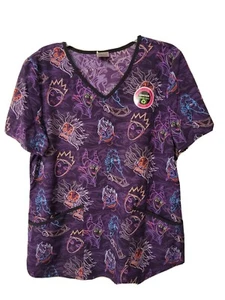 Disney Villains Scrub Size medium W/POCKETS NWT performance stretch ultra soft - Picture 1 of 14