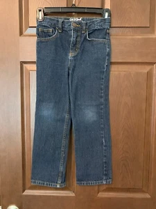 Cat & Jack Kids Girl Relaxed Straight Denim Jeans Size 7 - Picture 1 of 5