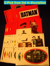 1989 Topps Batman the Movie Series 1 & or 2 Stickers U-Pick-1 DC COMICS