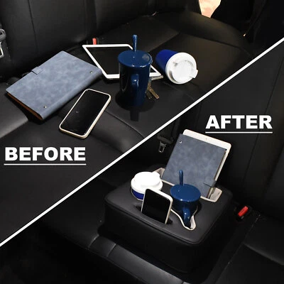 40OZ For Jeep Accessories Rear Seat Drink Phone Cup Holders Storage Organizers - Image 1 of 4