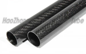 36MM OD x 34MM ID X 1000MM(1m) Long carbon Fiber tube 3k (Roll Wrapped) 36*34 - Picture 1 of 2