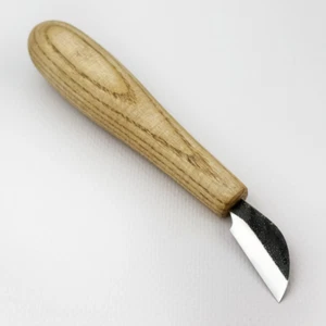 Spanschnitzwerkzeug - geschmiedete Stahlklinge, Eschenholzgriff, zum Detailschnitzen. - Bild 1 von 11