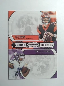Joe Burrow Justin Jefferson 2020 Panini Contenders  Round Numbers #rn-bj - Picture 1 of 2