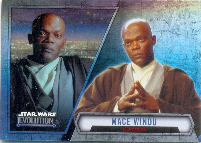 2016 Star Wars Evolution Silver Parallel Card 79 - MACE WINDU - Image 1 of 1