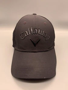 Callaway Golf Hat Cap Strap Back Adjustable Black Golfing Dad Adult Mens - Picture 1 of 11