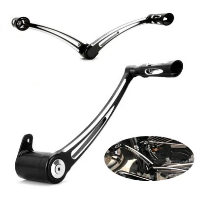 CNC Cut Brake Arm Heel Toe Shift Lever pedal Peg for Harley Softail Fatboy 00-16 - Image 1 of 4