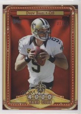 2013 Topps Chrome 4000 Yard Club Red Refractor /99 Drew Brees #1