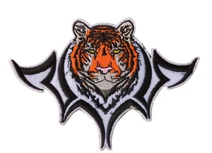 Bestickter Tiger Aufnäher einfach aufbügeln - detailliertes Design - Bild 1 von 3