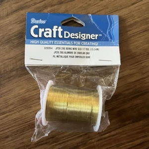 Darice Beading Wire 28 Gauge 17 Yards Gold 32028-4 - Picture 1 of 2