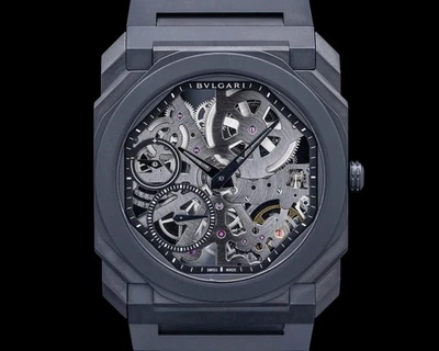 Bulgari 103126 Octo Finissimo Black Ceramic Skeleton Dial - Image 1 of 4