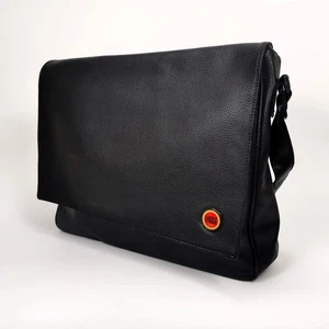 Lucky Strike Ledertasche Umhängetasche Laptop Notebook etc. - Schwarz - Bild 1 von 8