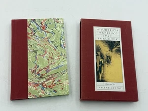 🌟The Torrents of Spring by Ivan Turgenev (1996) Valentin Popov HB W/ Slipcover - Imagen 1 de 8