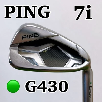 Ping G430 7 Iron Pin Men'S Golf Club Single Item Steel Green Dot - Image 1 of 4