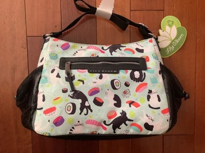 Bolso Coho Lily Bloom Reese - Estampado Gatos y Sushi - Bolso Eco - Nuevo con Etiquetas Foto 1 de 4