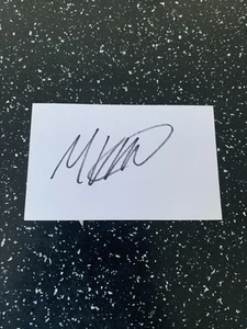 Max Verstappen Hand Signed White Postcard RED BULL - Picture 1 of 1