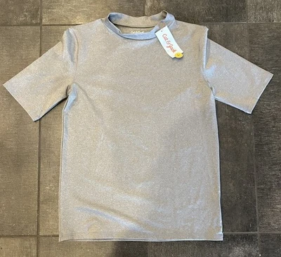 Cat&Jack Gray Swim Short Sleeve Shirt UPF 50 Protection Size XLarge 16 NWT - Image 1 of 4