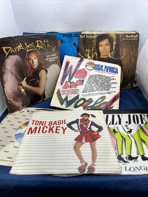 Lot 7 We Are The World Billy Joel Toni Basil Police David Lee Roth Olivia N John - Image 1 of 4