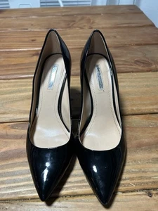 BCBGeneration Levonne Black Patent Leather Point Toe Pump 3” Heel Sz 6.5M EUC - Picture 1 of 9